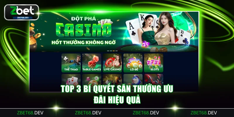 Top 3 bí quyết săn thưởng ưu đãi hiệu quả